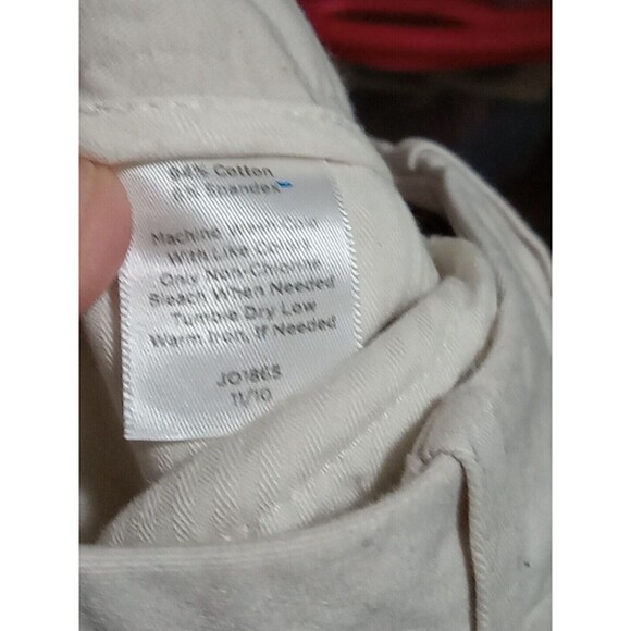 Talbots Signature Pants Womens Size 6 Petite Straight Tan Beige Chinos Trousers - Picture 14 of 14